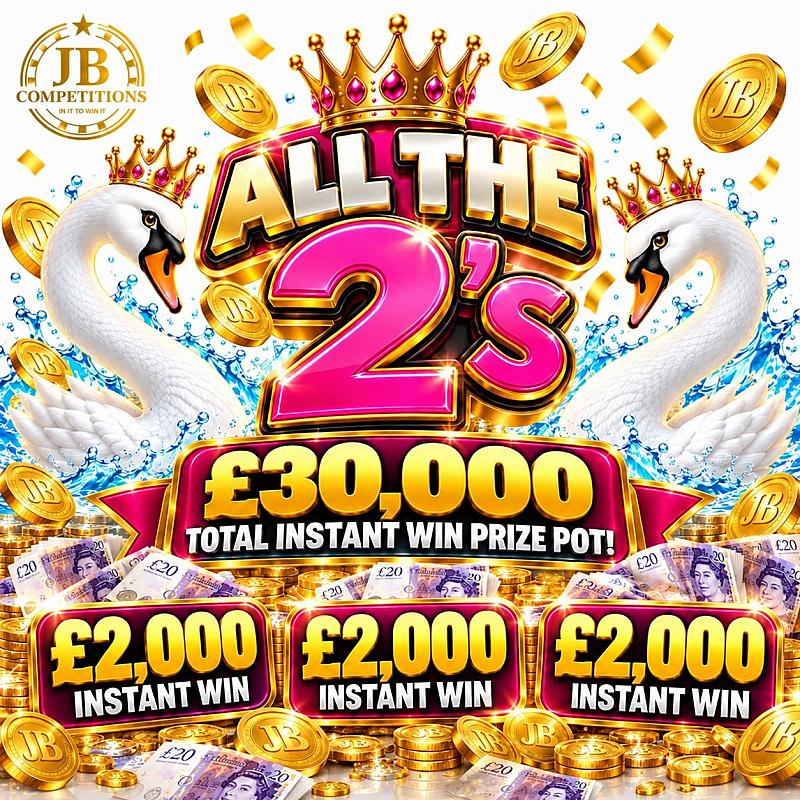 All the 2s! WIN UP TO £2,000 INSTANTLY!