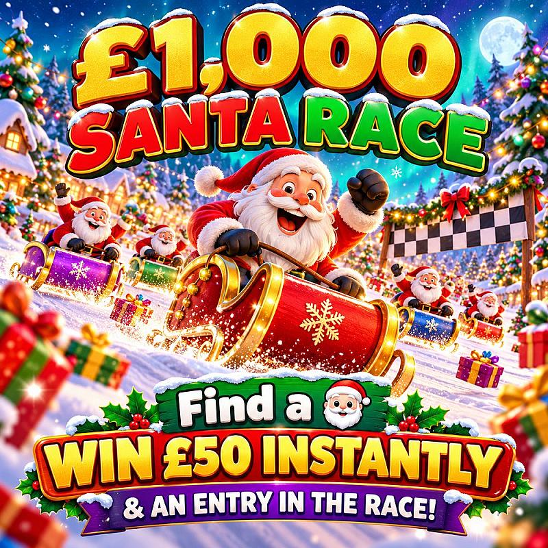 £1,000 Santa race! 🧑‍🎄