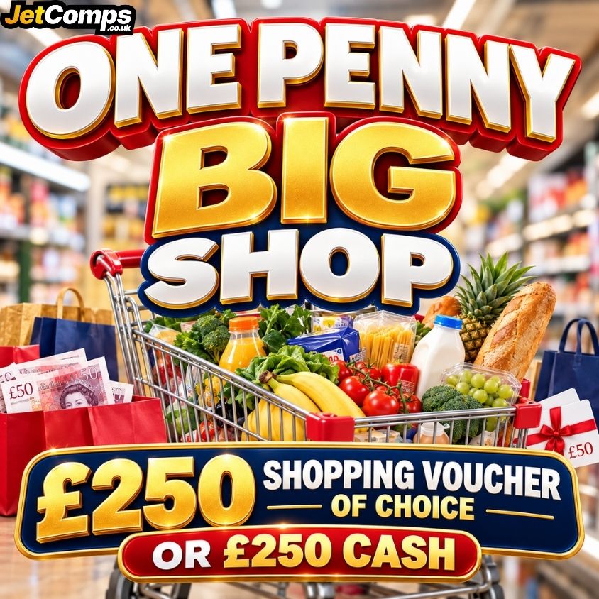 One Penny Big Shop or £250 Cash