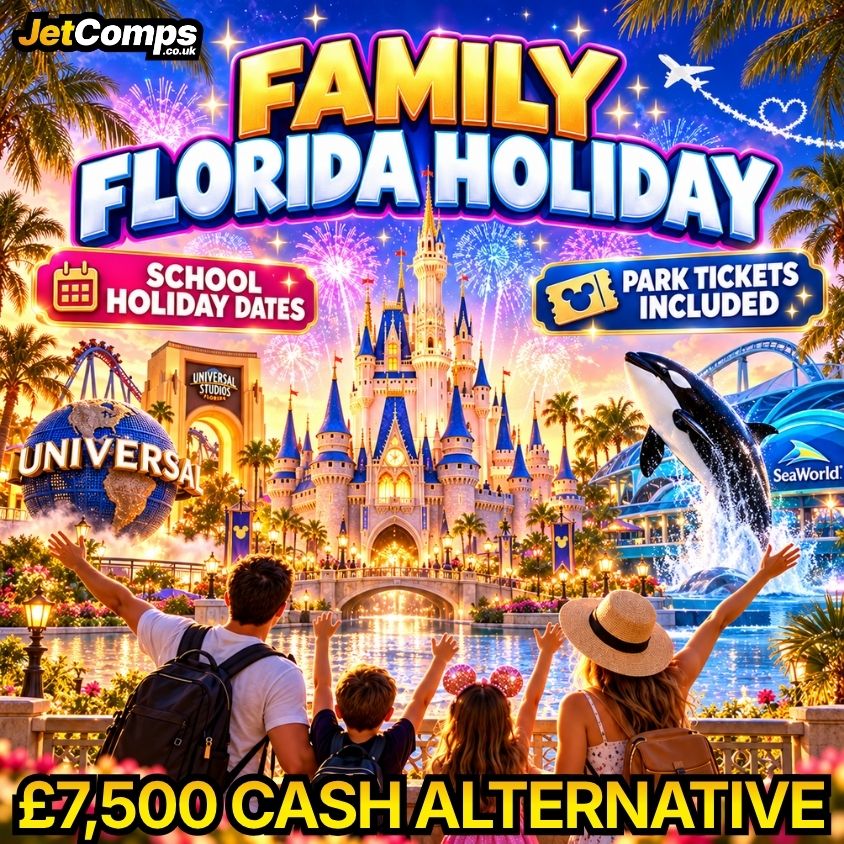 Florida Holiday or £7,500 Cash