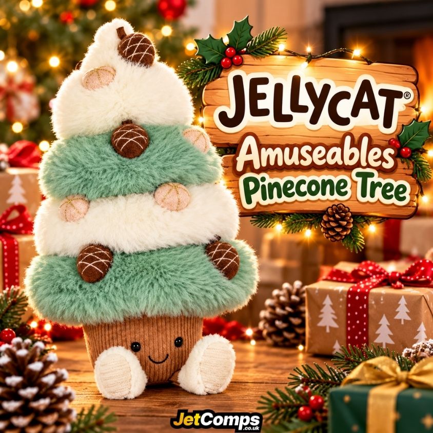 JellyCat Amuseables PineCone Tree