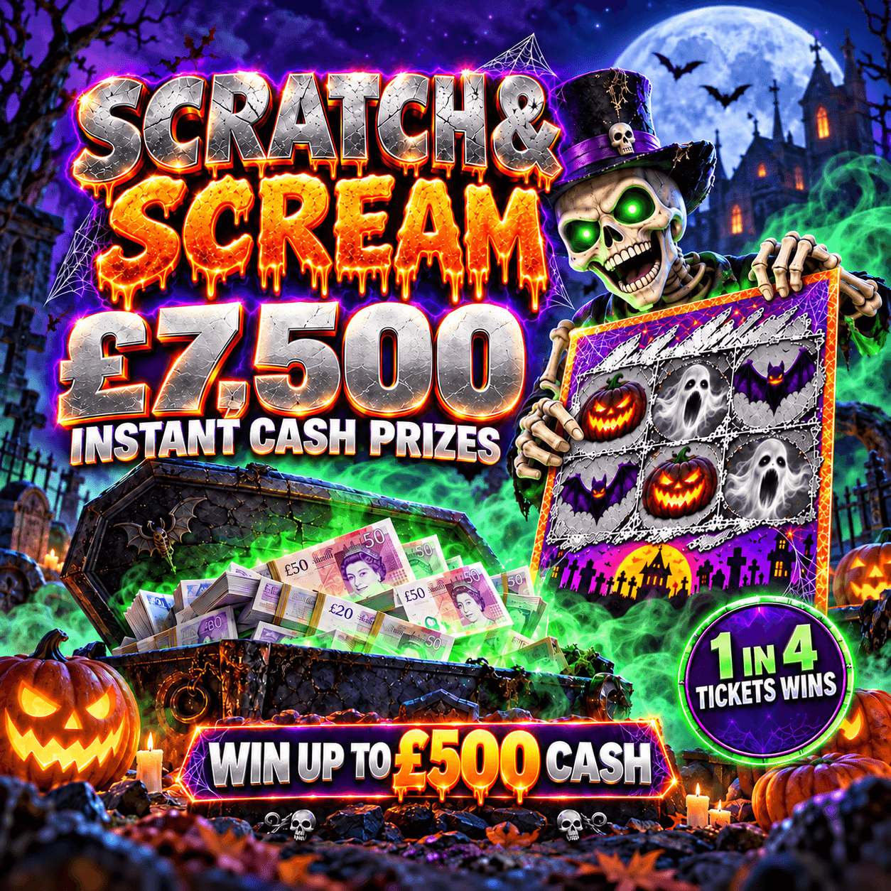 £7.5k SCRATCH AND SCREAM