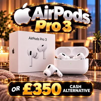 Apple AirPods Pro 3 or £350 Cash Alt