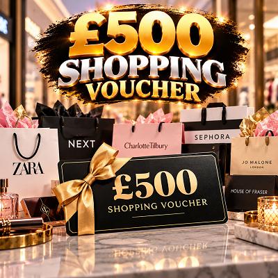 £500 shopping voucher or £400 Cash Alt
