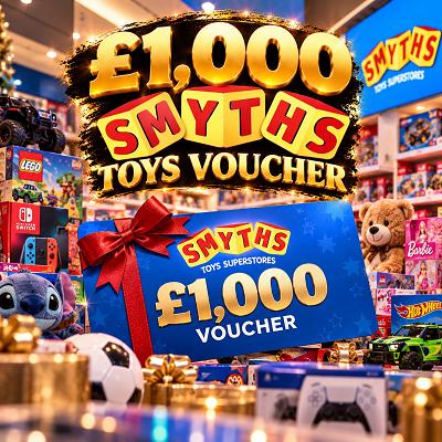 £1,000 Smyths Store Voucher or £800 Cash Alt
