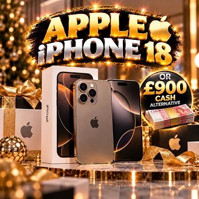 Apple Iphone 18 or £900 Cash Alt