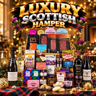 Luxury Scottish food and drink hamper or £350 Cash Alt
