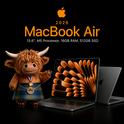 2026 Apple MacBook Air 13.6", M5 Processor, 16GB RAM, 512GB SSD