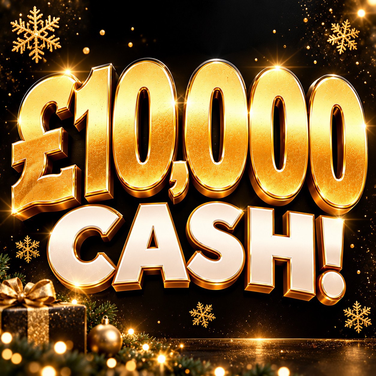 WIN £10,000 Christmas CASH For ONLY £2