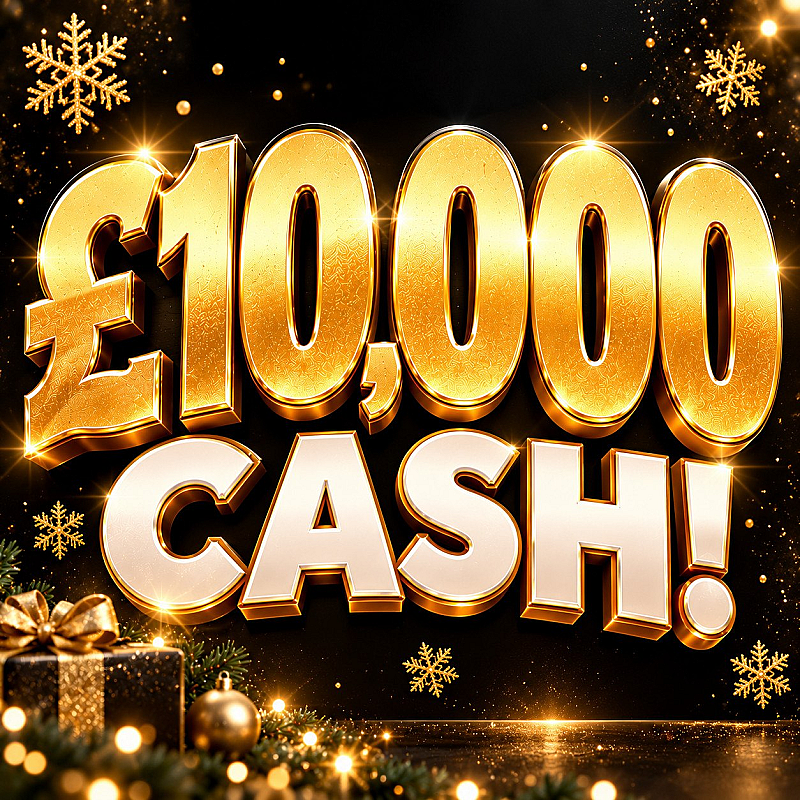 WIN £10,000 Christmas CASH For ONLY £2