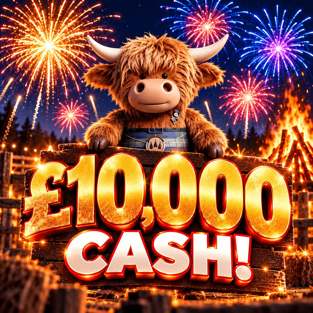 WIN £10,000 CASH For ONLY £2