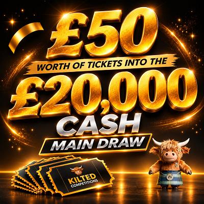 £50 Worth of Tickets Into £20,000 Cash Draw