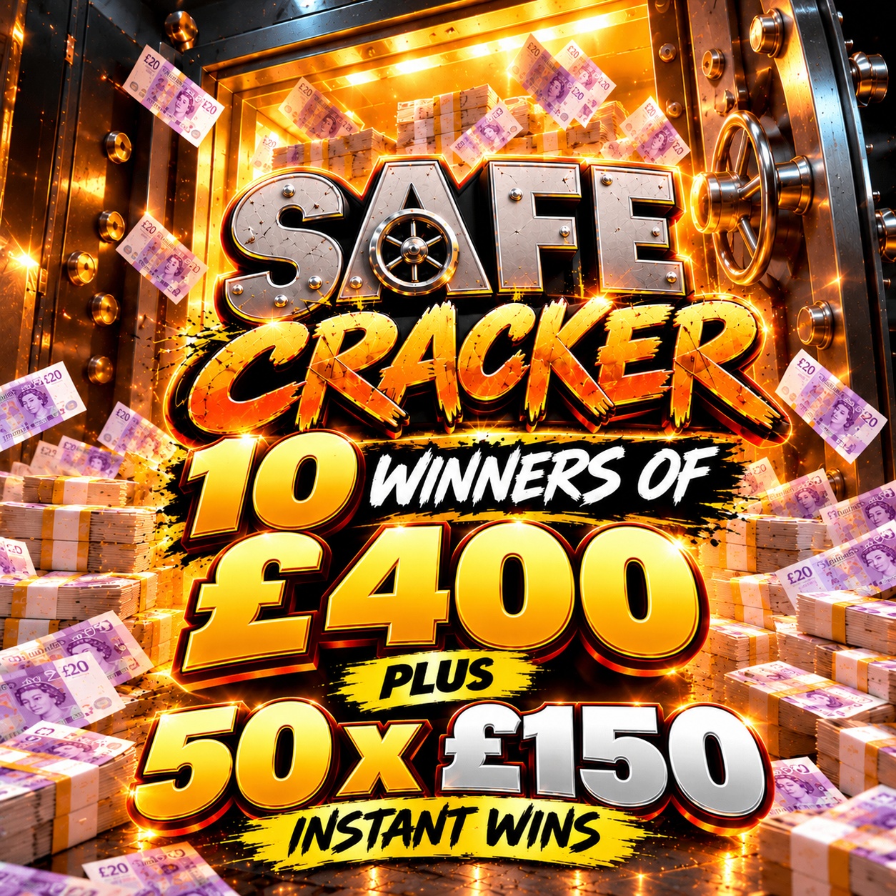 Safe Cracker - £11,500 in prizes to be won