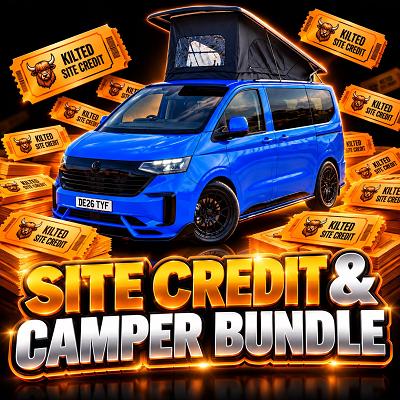 £100 Site Credit & 50 Tickets into the VW T7 Campervan