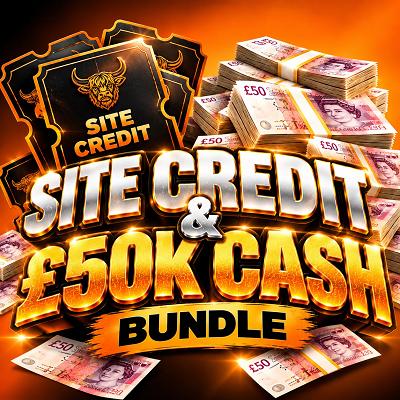 £50 Site Credit & 20 Tickets into the £50,000 Cash draw