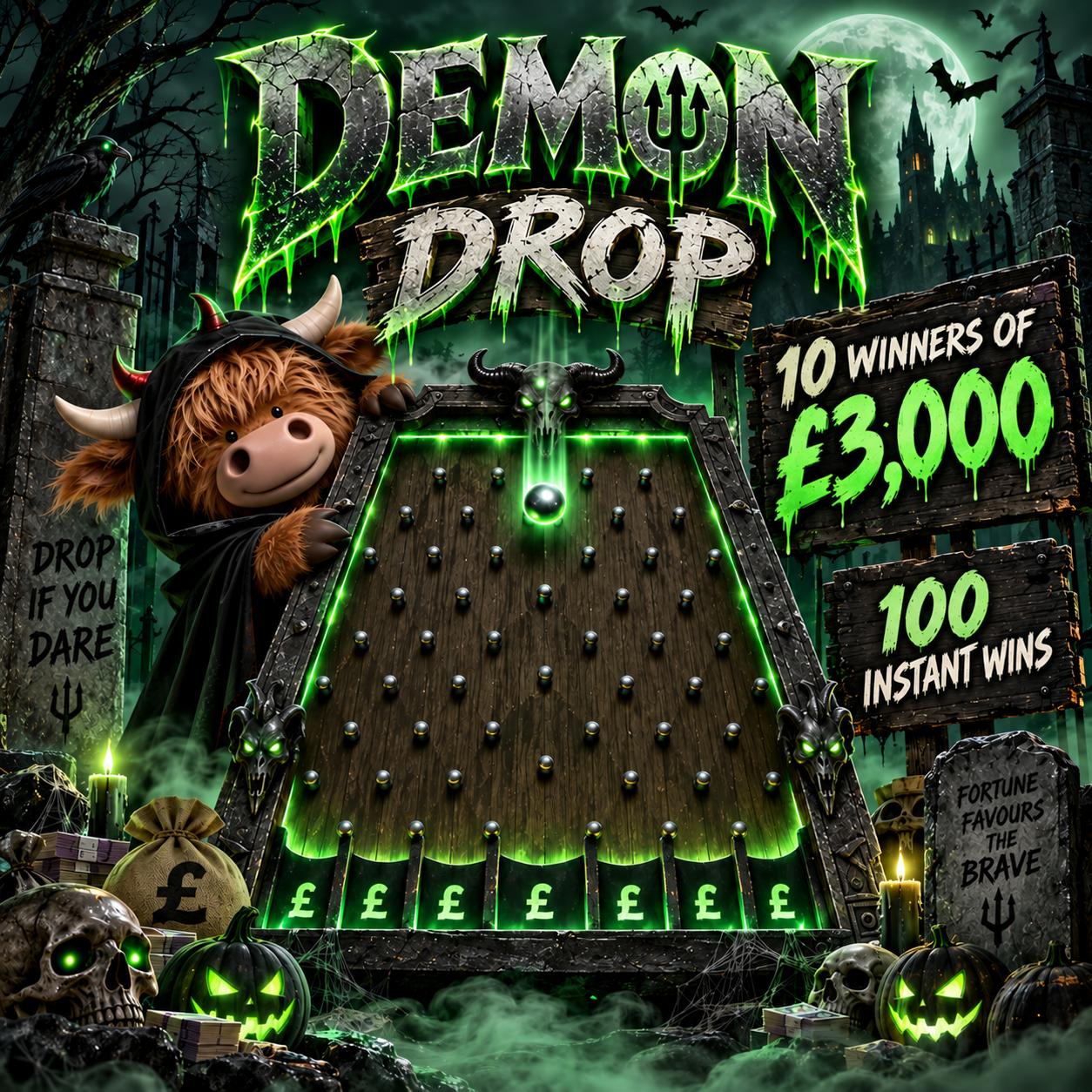 Demon Drop - £60,000 In Prizes to be won
