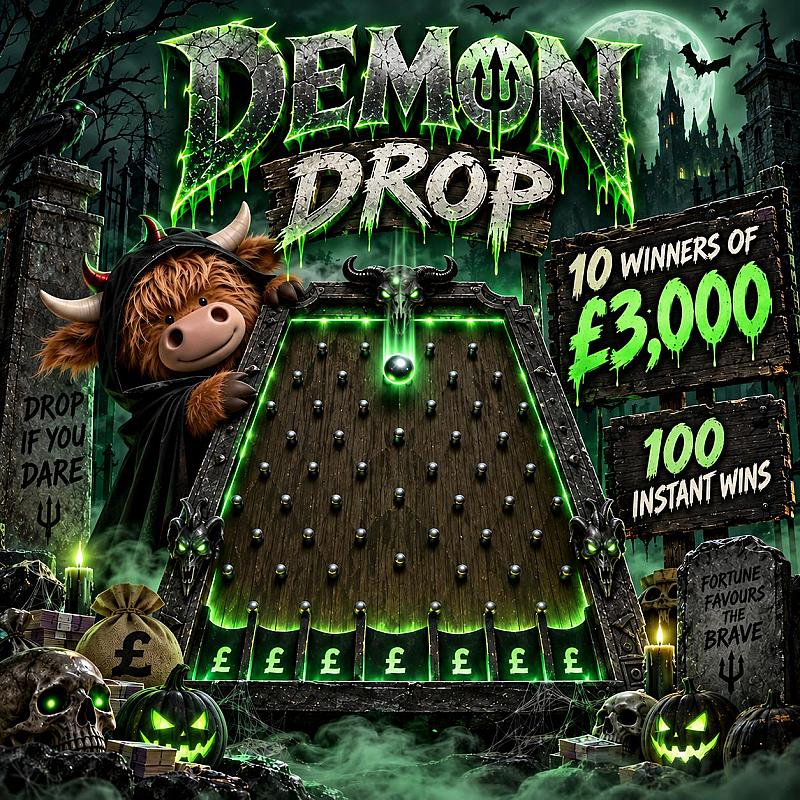 Demon Drop - £60,000 In Prizes to be won