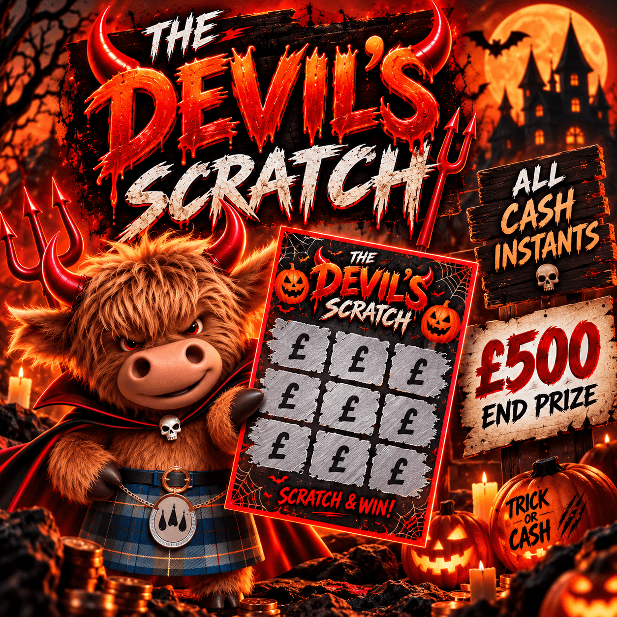 The Devil's Scratch - £10,000 Cash Prizes to be Won