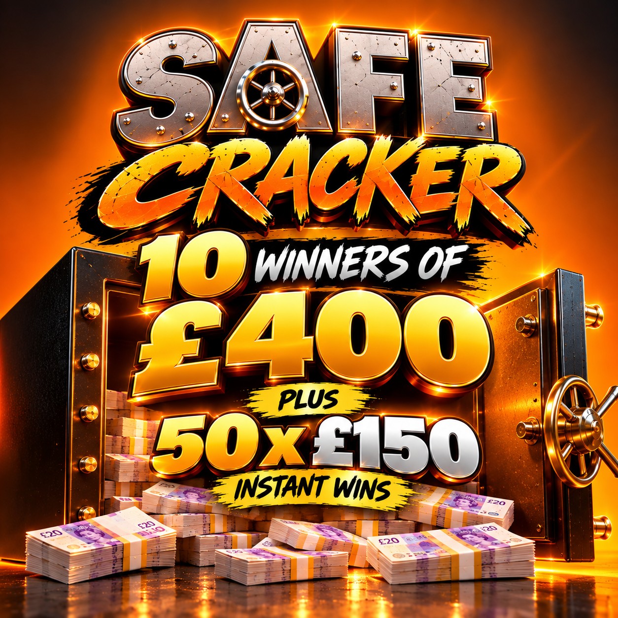 Safe Cracker - £11,500 in prizes to be won