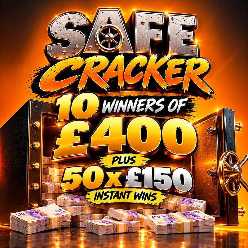 Safe Cracker - £11,500 in prizes to be won