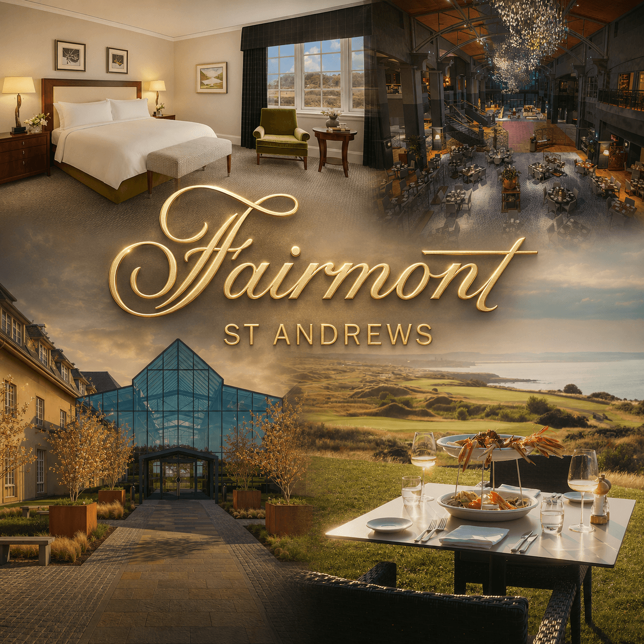 The Perfect Break – 5* Fairmont St Andrews Overnight Stay with Breakfast & Spa Access for Two