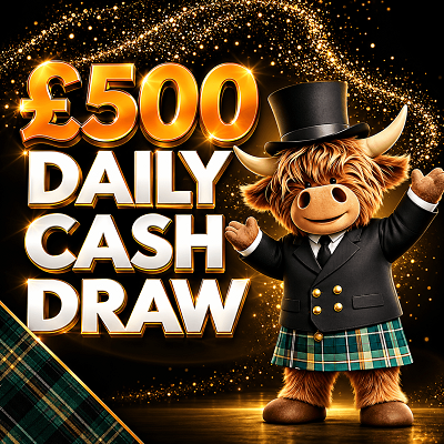 £500 Daily Cash Draw 12 Oct 2026