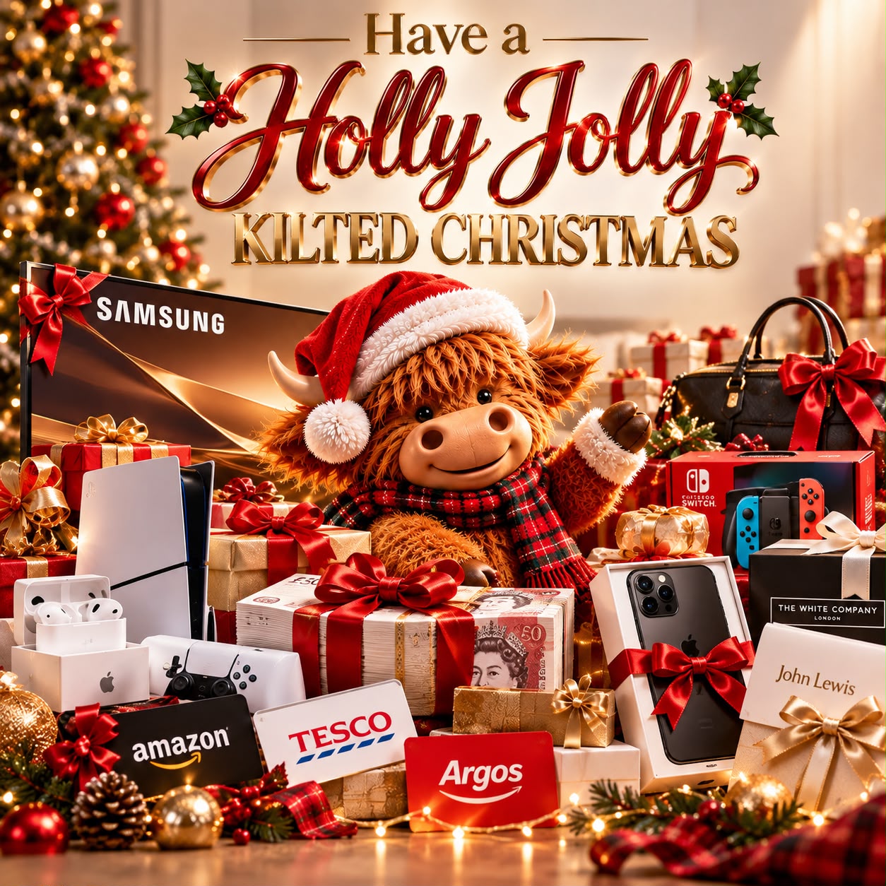 Have a Holly Jolly Kilted Christmas – Win the Ultimate Family Christmas