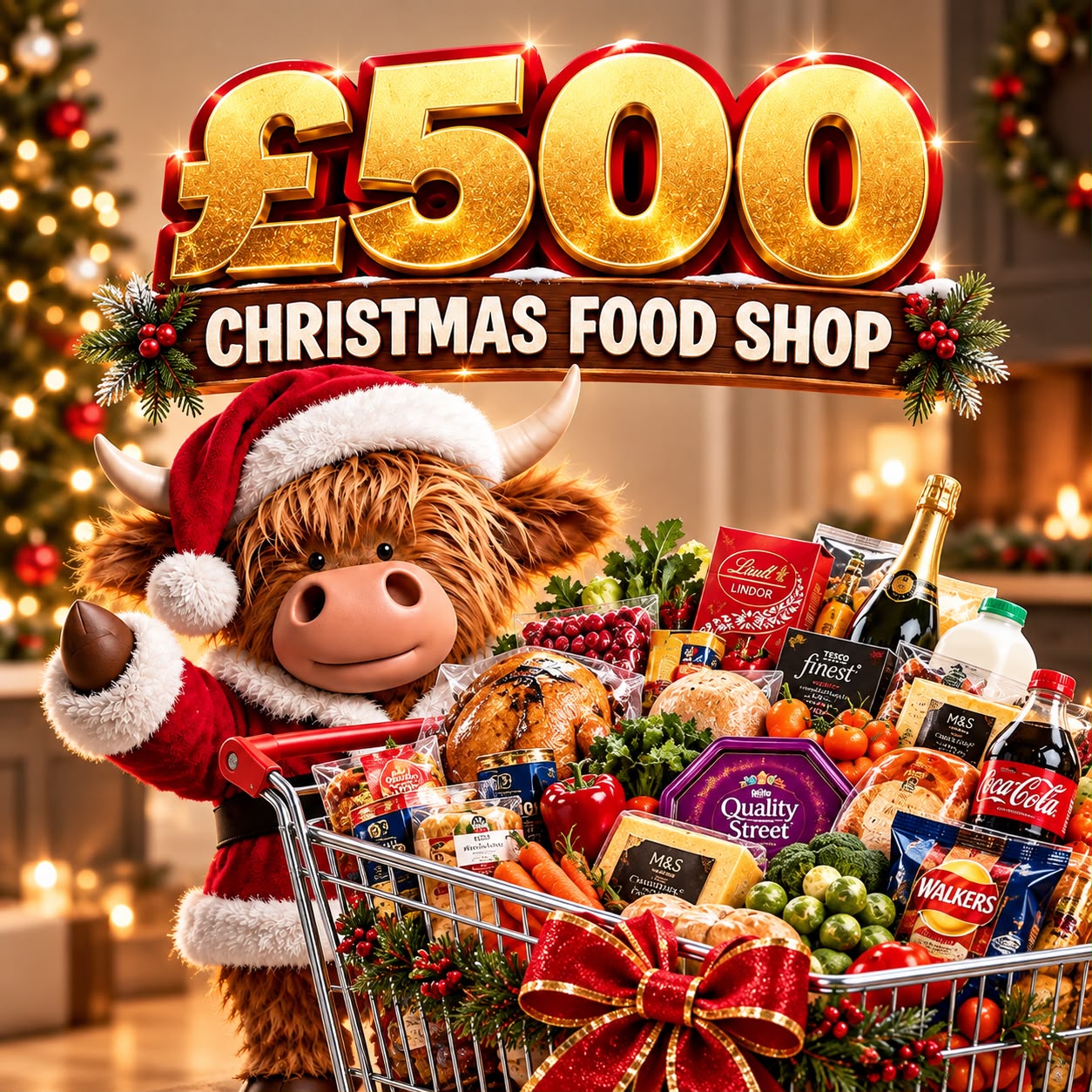 Feast Your Way into Christmas! - £500 Supermarket Food Shop