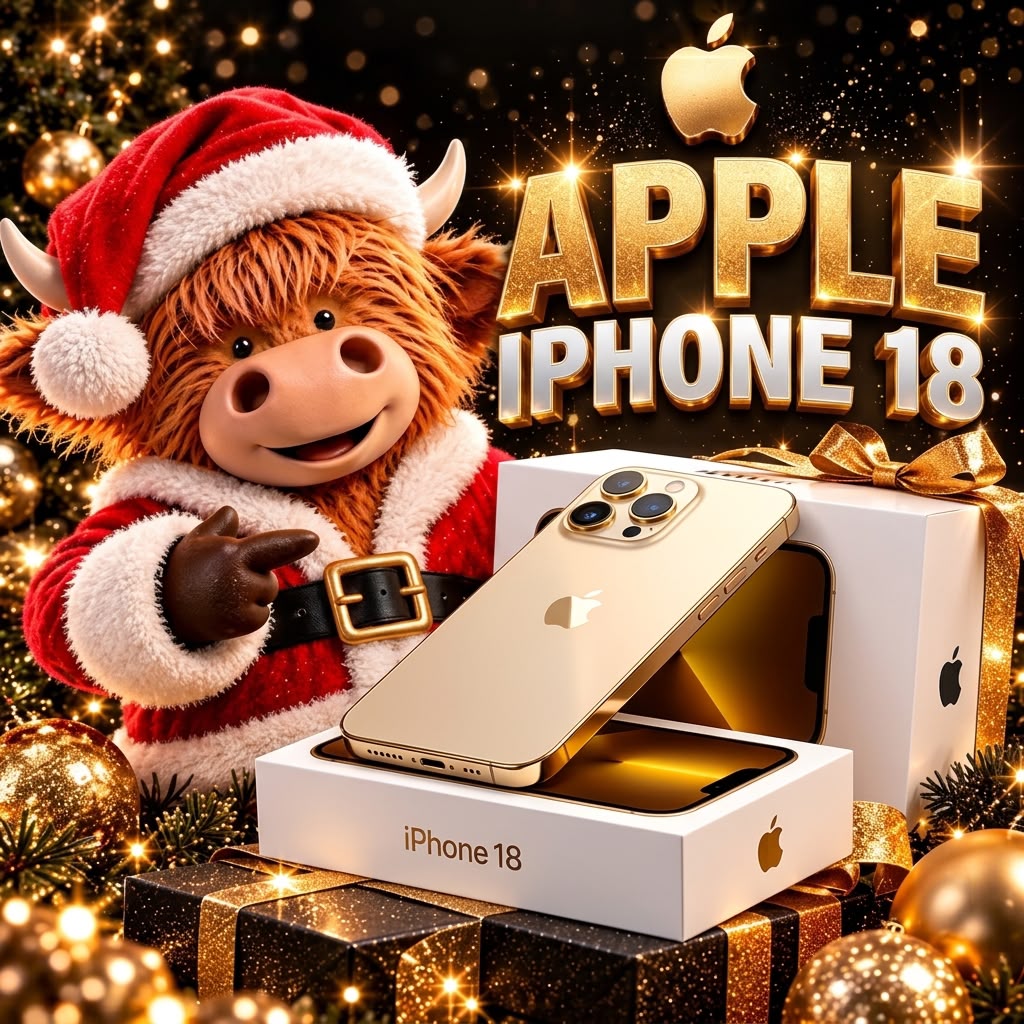 Christmas Wish List Sorted – Win an Apple IPhone 18 Pro