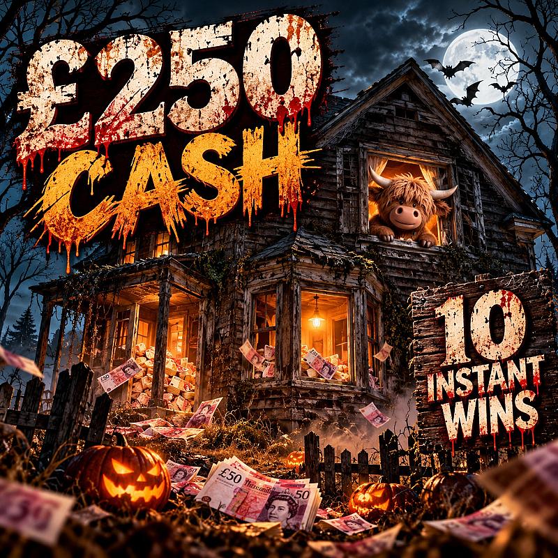 £250 Cash + 10 Instant Wins