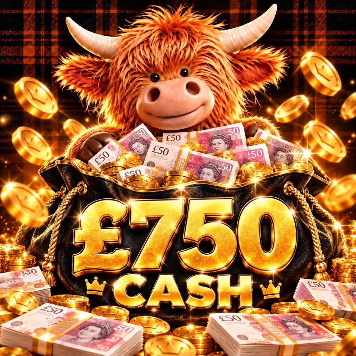 £750 CASH - Only 7p to enter