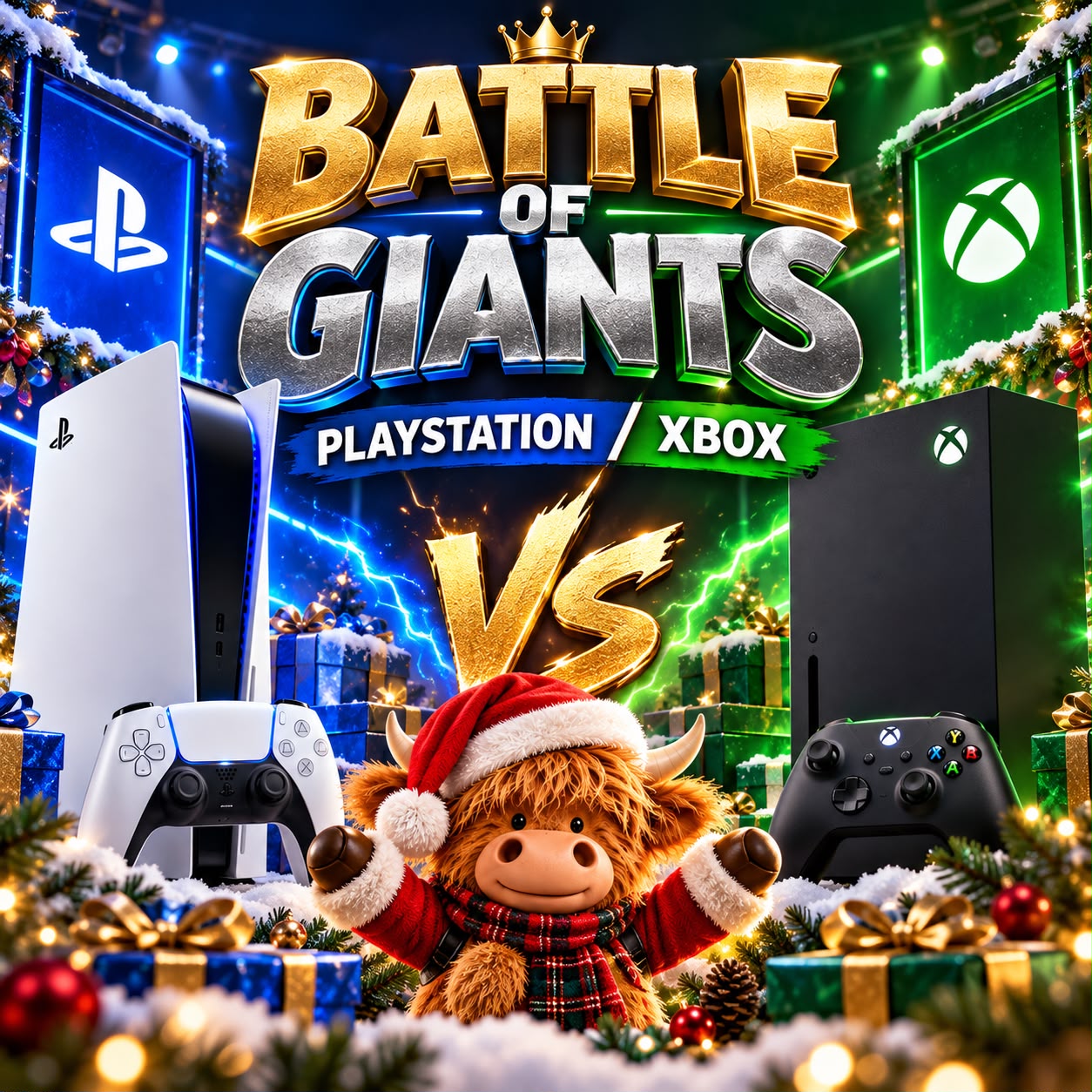 MEGA LOW ODDS - Battle of The Giants Winners Choice Playstation 5 or XBox Series X