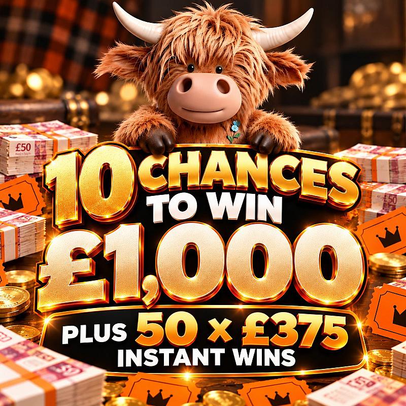£1,000 CASH JACKPOT Plus 59 MEGA Lucky Instant Wins To Find