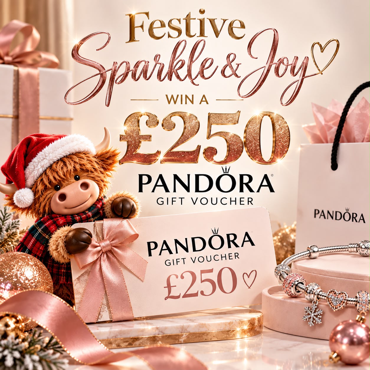 Unwrap the Magic with Pandora - WIN £250 Gift Voucher