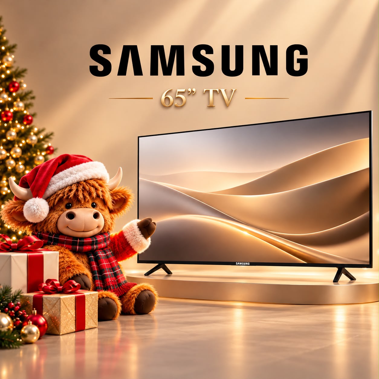 Santa’s Big Screen Surprise! - WIN a 65" Samsung TV