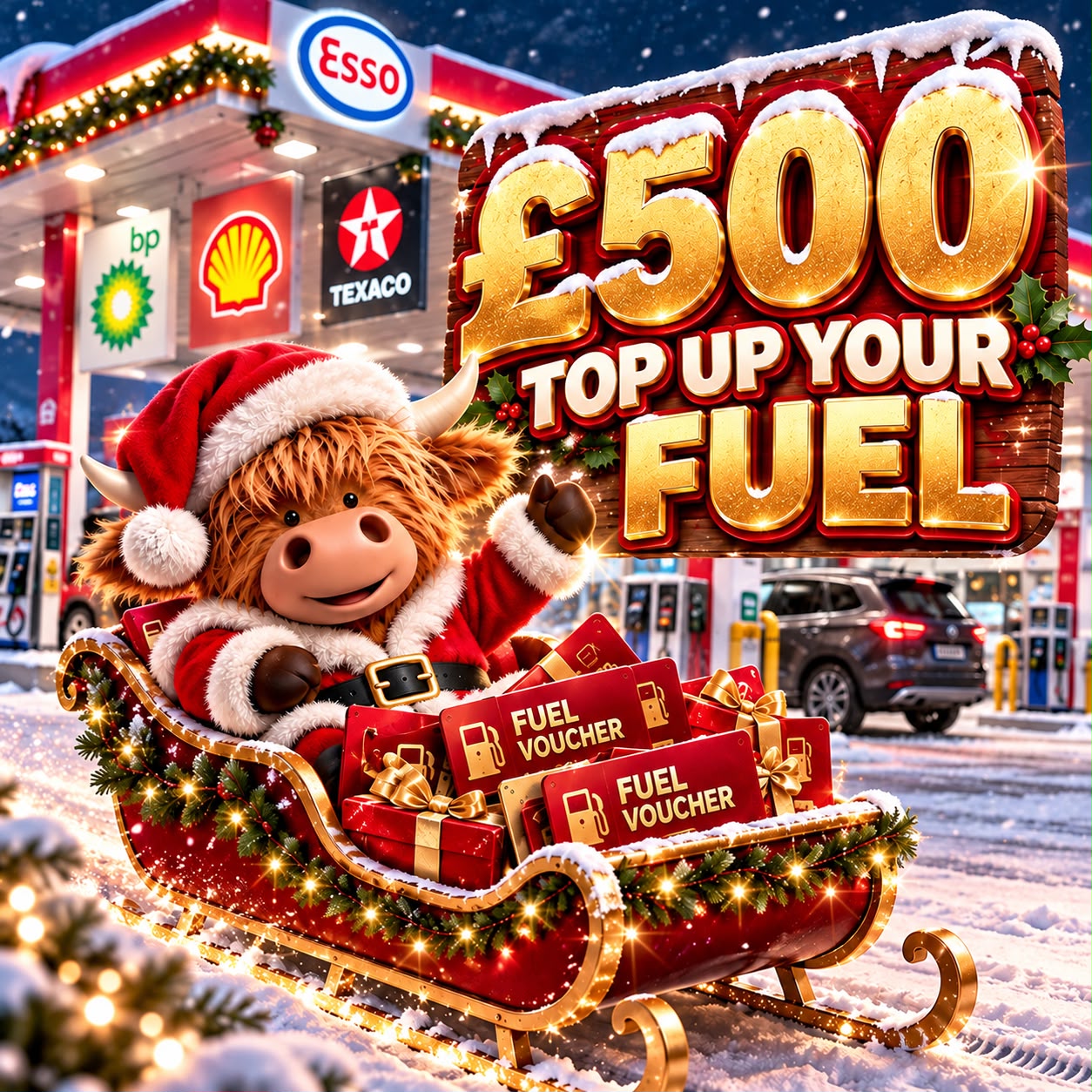 Driving Home For Christmas! - £500 Towards Your Fuel