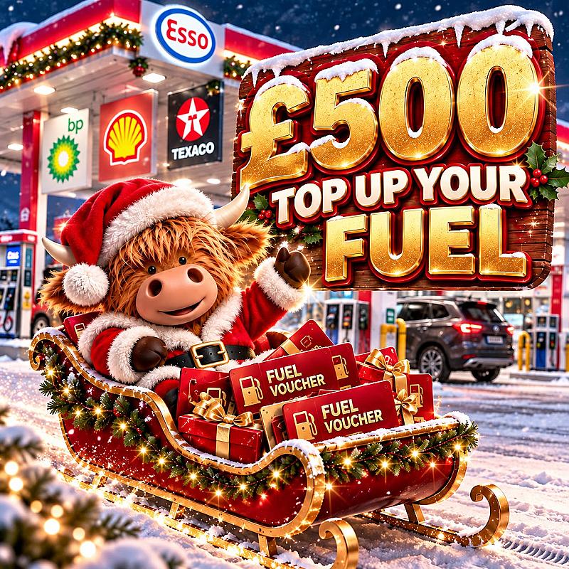 Driving Home For Christmas! - £500 Towards Your Fuel