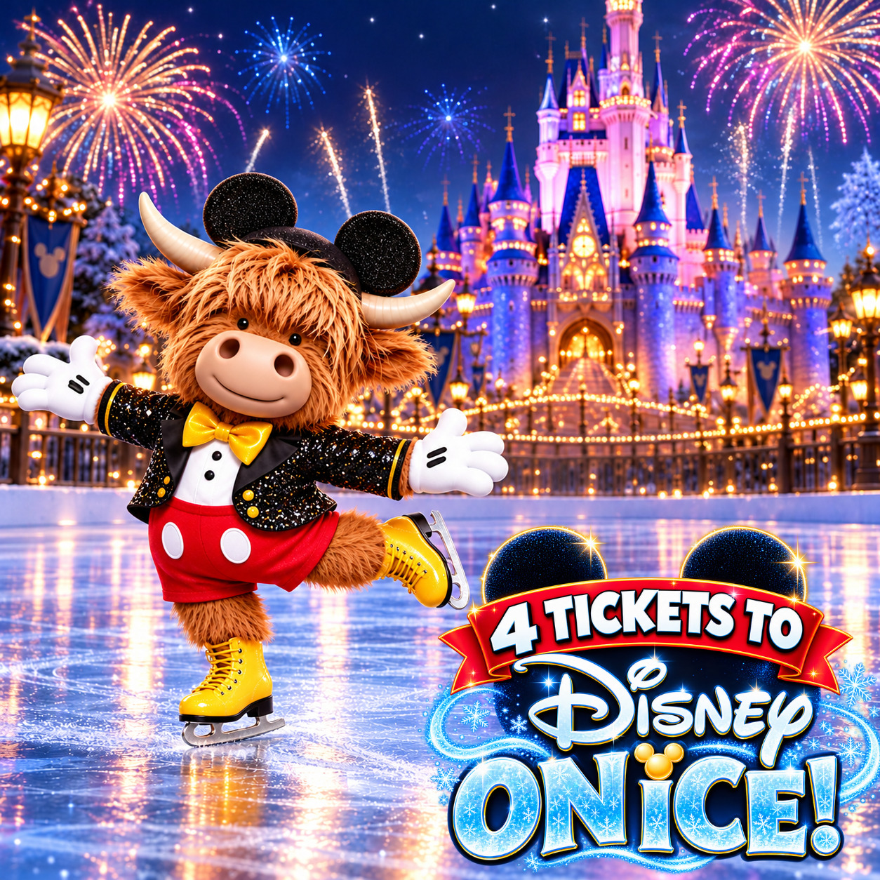 Win 4 tickets to see Disney On Ice at P&J Live in Aberdeen!