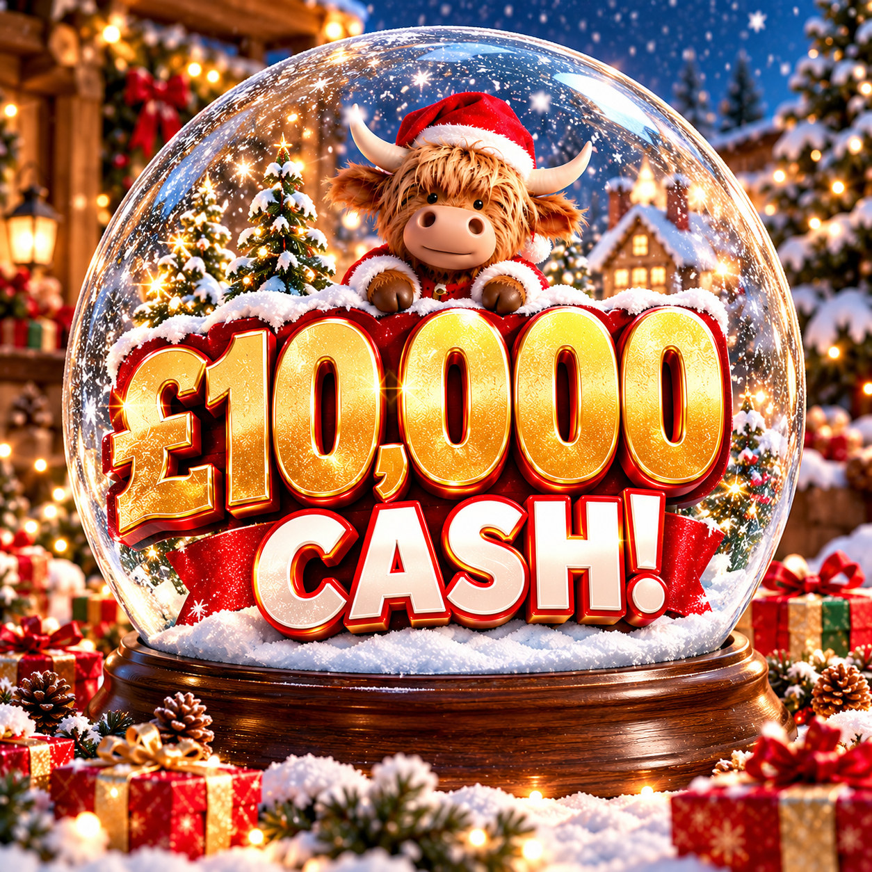 WIN £10,000 Christmas CASH For ONLY £2