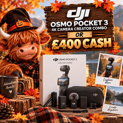 DJI OSMO POCKET 4, 4K CAMERA CREATOR COMBO - £400 CASH ALT