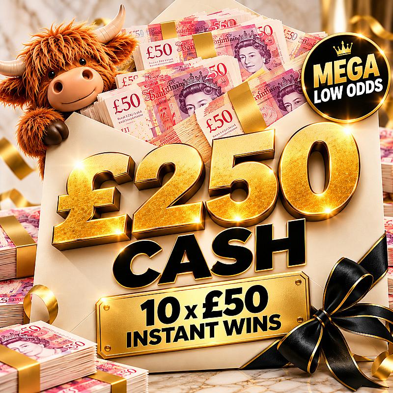 £250 Cash + 10 Instant Wins #3