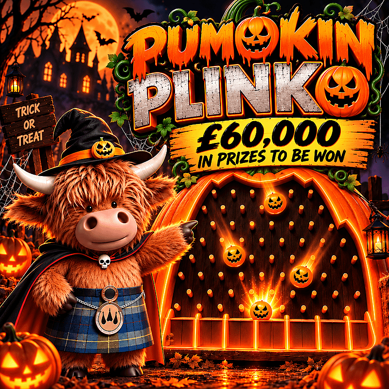 Pumpkin Plinko - £60,000 In Prizes To Be Won