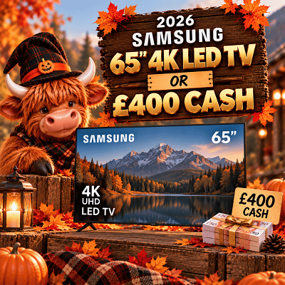 2026 SAMSUNG 65" 4K LED TV - £400 CASH ALT