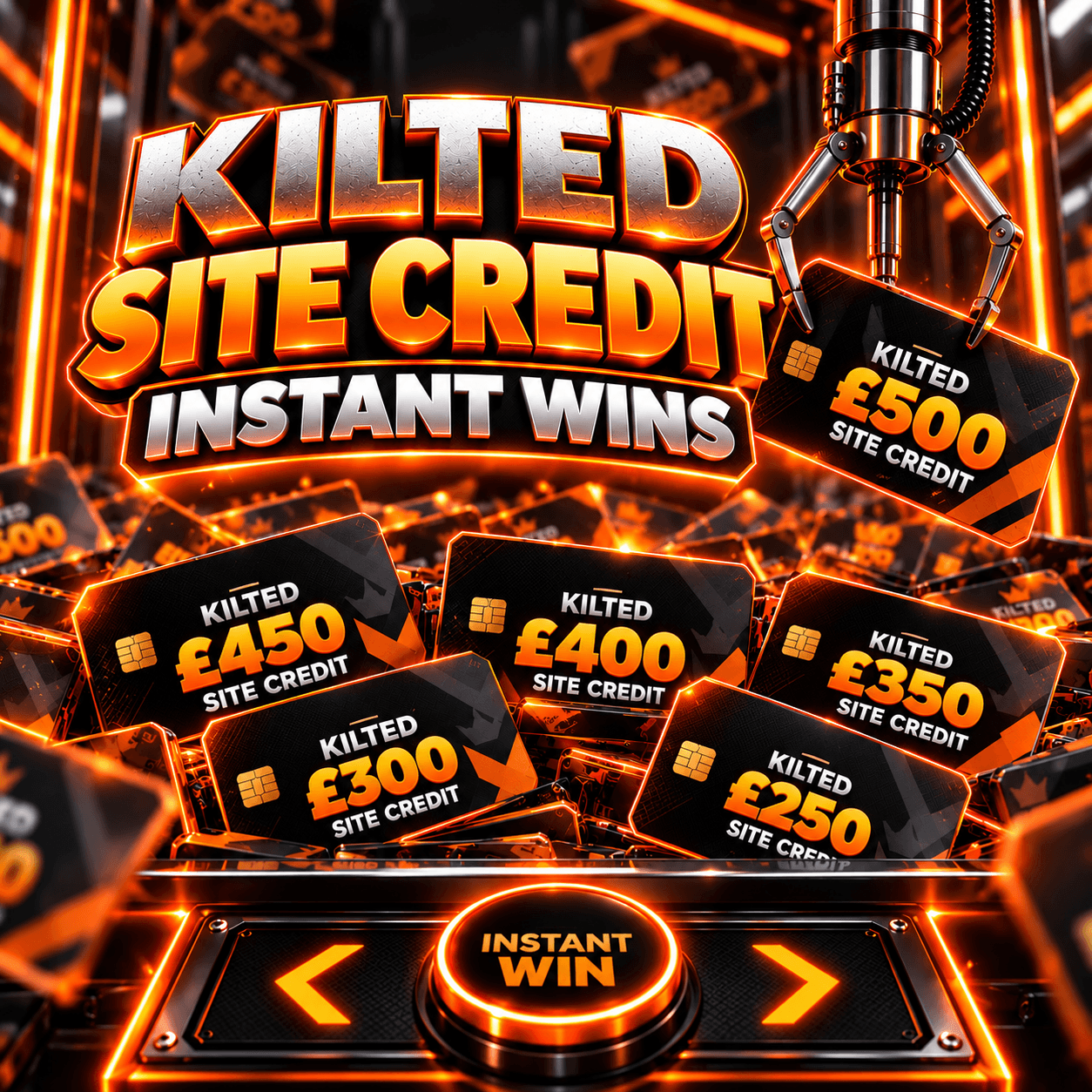 Kilted Site Credit Instant Wins