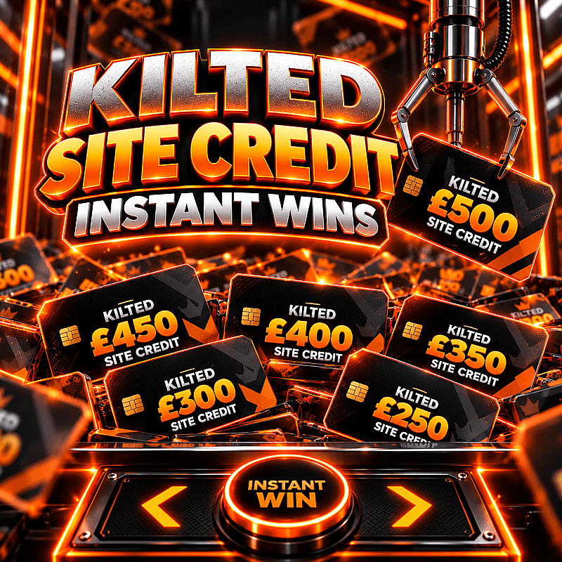 Kilted Site Credit Instant Wins