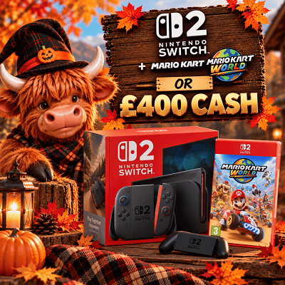 Nintendo switch 2 plus mario kart world - £400 cash alt