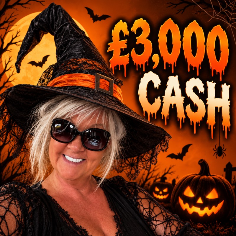 Witch Way to £3,000? - Kilted G`s £3,000 CASH Draw