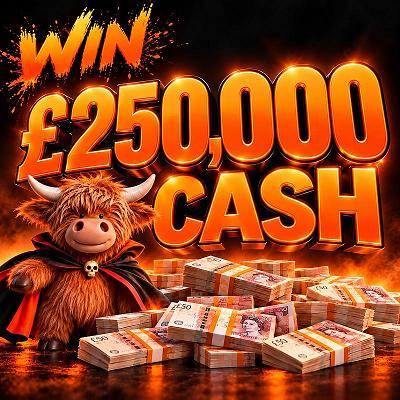 £375 Ticket bundle into the £250,000 Cash draw