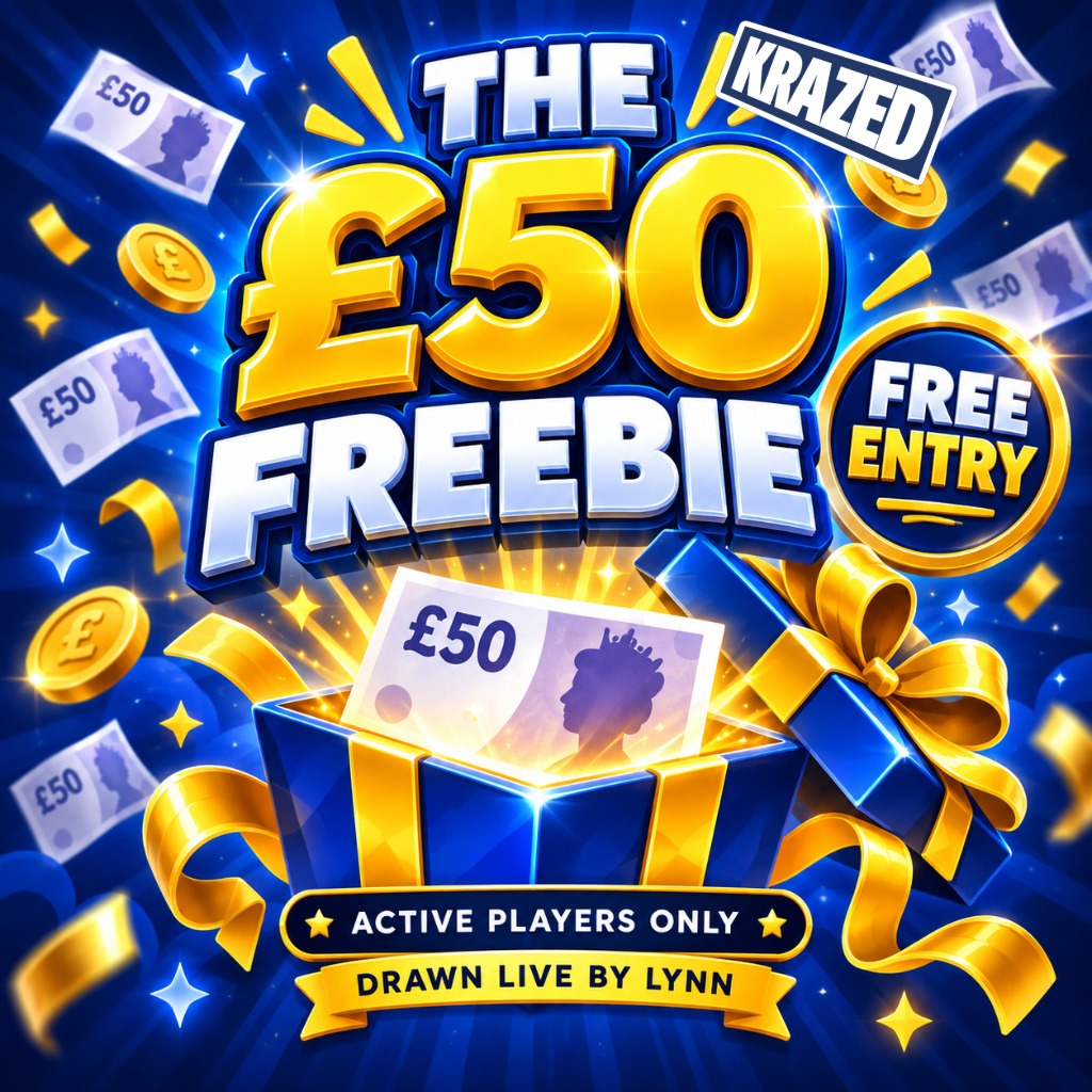 THE £50 FREEBIE (ACTIVE PLAYERS ONLY)