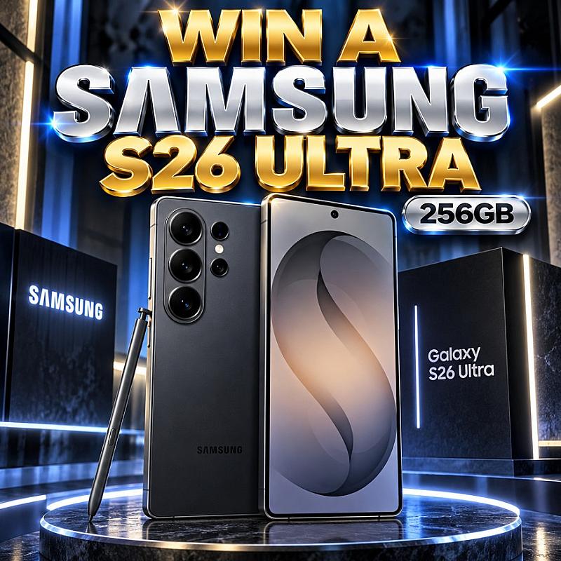 Win a Samsung S26 Ultra 256GB 📱
